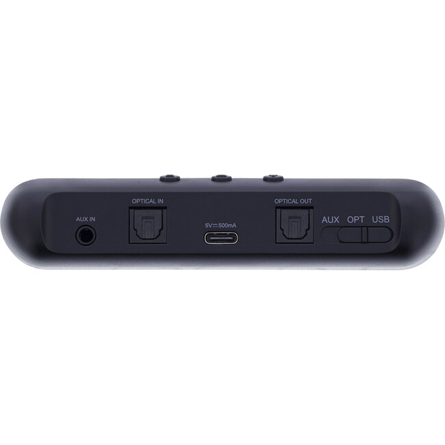 InLine® Bluetooth-audiozender, display, zender, BT5.4, Jack + Toslink