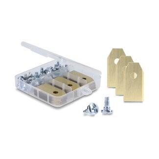 DeLOCK Delock Replacement Blades with Titanium Coating suitable for Husqvarna / Gardena / Segway Robotic Lawn Mowers 30 pieces