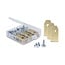 Delock Replacement Blades with Titanium Coating suitable for Husqvarna / Gardena / Segway Robotic Lawn Mowers 30 pieces