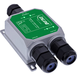 InLine InLine® PoE++ injector voor buiten, 10Gb/s, 90W, IP67