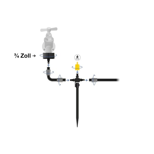Delock Micro Drip Set for Pots – Complete Drip Irrigation Kit for Potted Plants