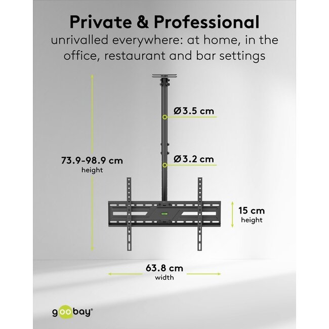 Goobay Ceiling TV Mount (XL)