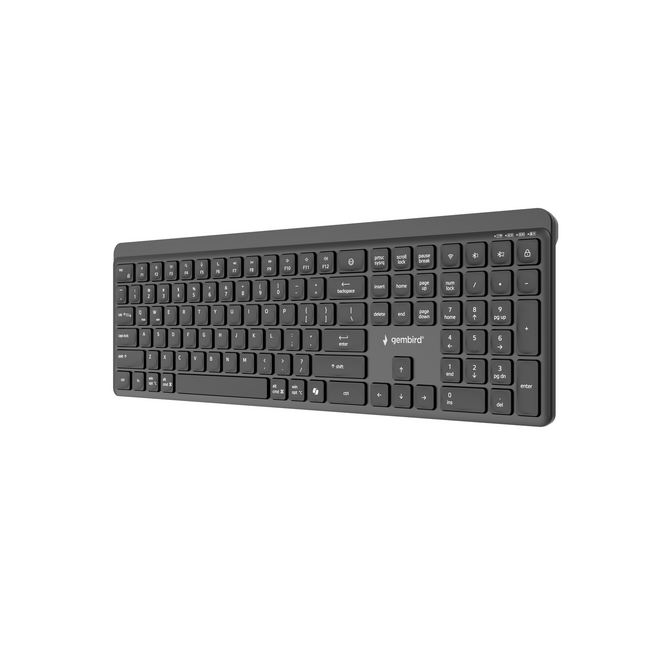 Dual-mode pro-business draadloos toetsenbord, 2.4G+BT, US-layout