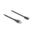 Delock USB power cable Type-A male to USB Type-C™ female with switch 0.5 m