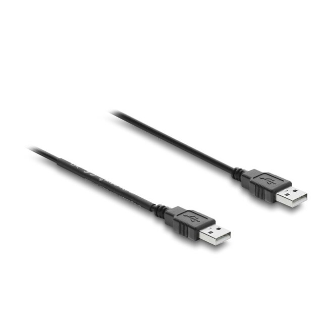 Delock USB power cable Type-A male to male with switch 0.5 m