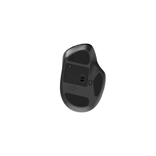 Dual-mode draadloze muis met 6 knoppen, 2.4G+BT, zwart