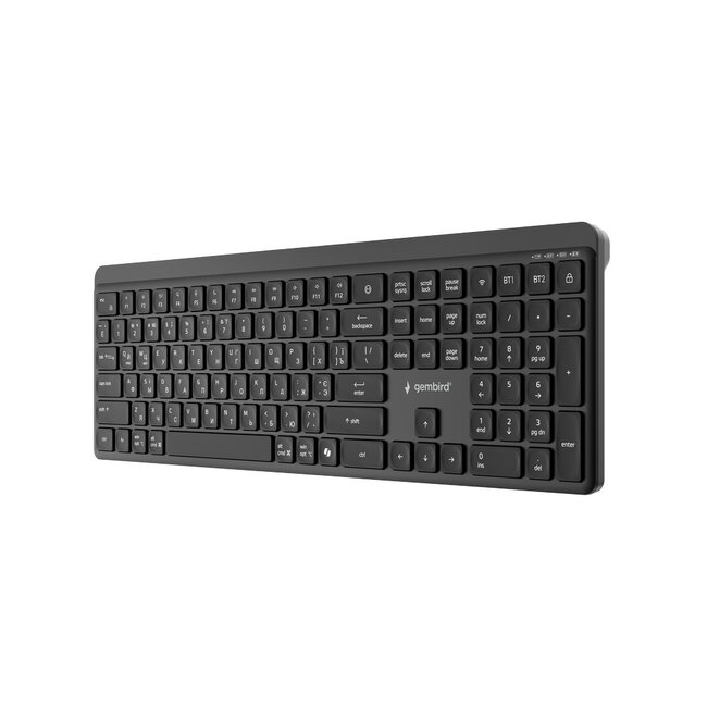 Dual-mode pro-business draadloos toetsenbord, 2.4G+BT, US-layout