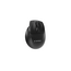 Triple-mode draadloze ergonomische muis met 9 knoppen, 2.4G+BT+USB, zwart