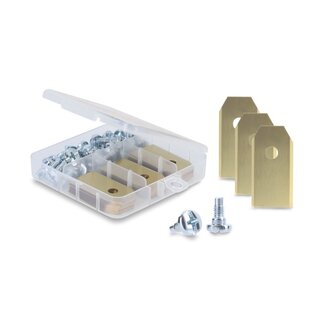 DeLOCK Delock Replacement Blades with Titanium Coating suitable for Husqvarna / Gardena / Segway Robotic Lawn Mowers 30 pieces