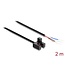 Delock Forked Light Barrier 5 mm Type F with 4 x open cable ends PNP L/D switchable 2 m