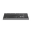 Slimline bedraad multimedia toetsenbord met Type-C-adapter, US-layout
