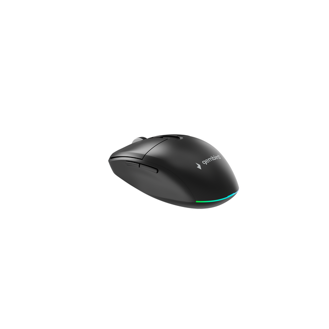 Dual-mode draadloze muis met 6 knoppen, 2.4G+BT, zwart