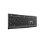 Slimline bedraad multimedia toetsenbord met Type-C-adapter, US-layout