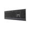 Slimline bedraad multimedia toetsenbord met Type-C-adapter, US-layout