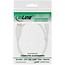 InLine® USB 2.0-minikabel, USB A male naar mini B male 5-pin, wit, 1m