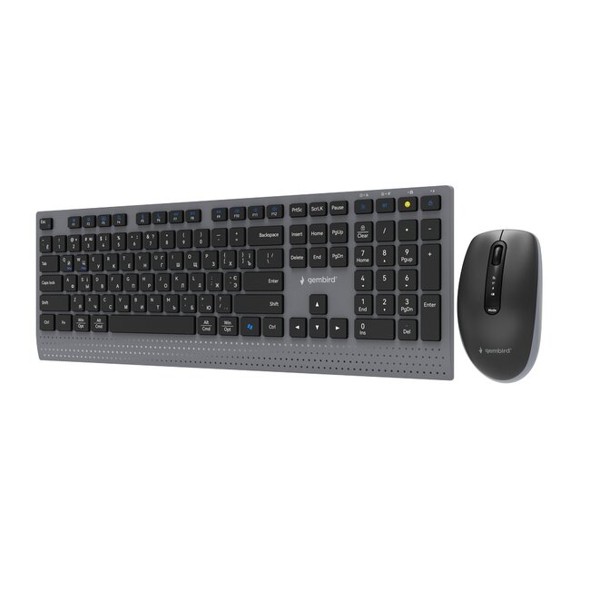 Dual-mode draadloze desktopset, 2.4G + BT, US-layout