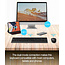 Dual-mode draadloze desktopset, 2.4G + BT, US-layout