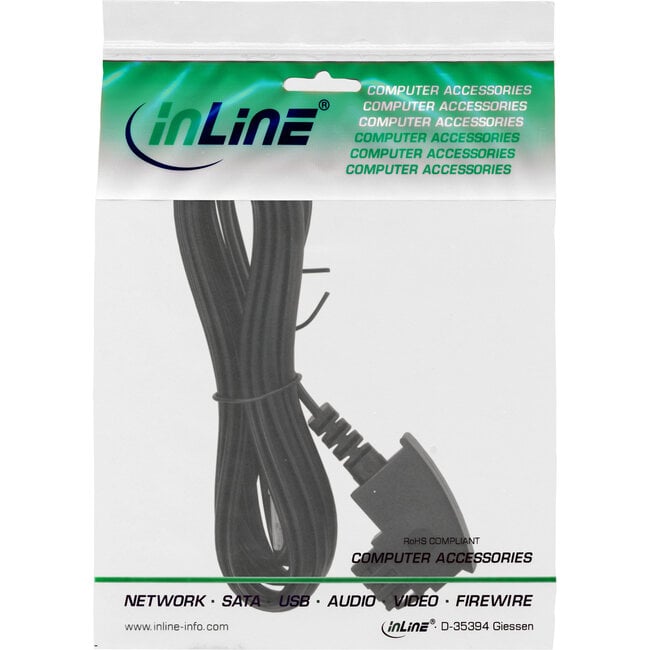 InLine® TAE-F kabel voor DSL-routers, TAE-F male naar RJ45 8P2C, 10m