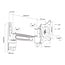InLine® Muurbeugel, voor monitoren tot 69cm (27"), max. 15kg, eendelige arm