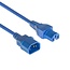 C15 - C14 stroomkabel voor UPS/PDU | 3x 1,00mm (rubber) | blauw | 1,5 meter