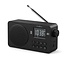 Nedis portable radio | FM-radio, Bluetooth en AUX | 2W | zwart