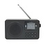 Nedis portable radio | FM-radio, Bluetooth en AUX | 2W | zwart