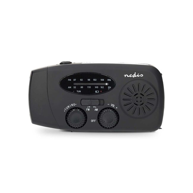Nedis noodradio met zaklamp | AM/FM | 2W