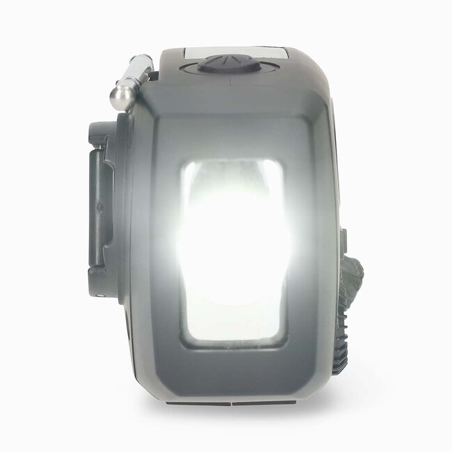 Nedis noodradio met zaklamp | AM/FM | 2W