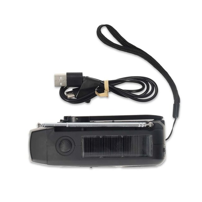 Nedis noodradio met zaklamp | AM/FM | 2W