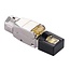 RJ45 toolless connector | STP | CAT6a | AWG23-26 | gegoten zink