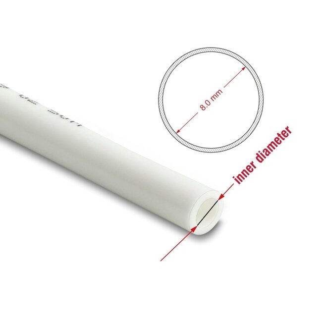 Delock Pneumatic Hose 12 x 8 mm 50 m roll white