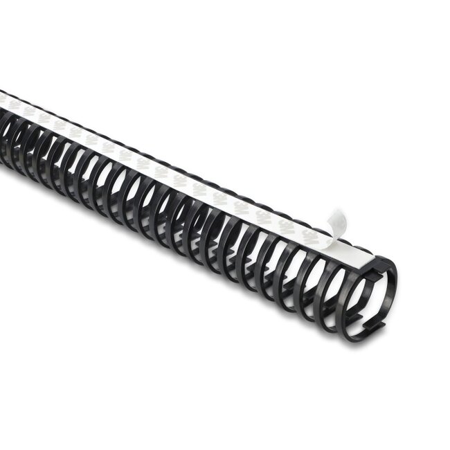Delock Cable Duct flexible self-adhesive screwable 45 x 46 mm - length 50 cm black