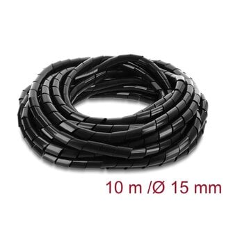 DeLOCK Delock Spiral Hose 15 mm diameter 10 m black