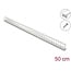 Delock Cable Duct flexible self-adhesive screwable 25 x 26 mm - length 50 cm grey