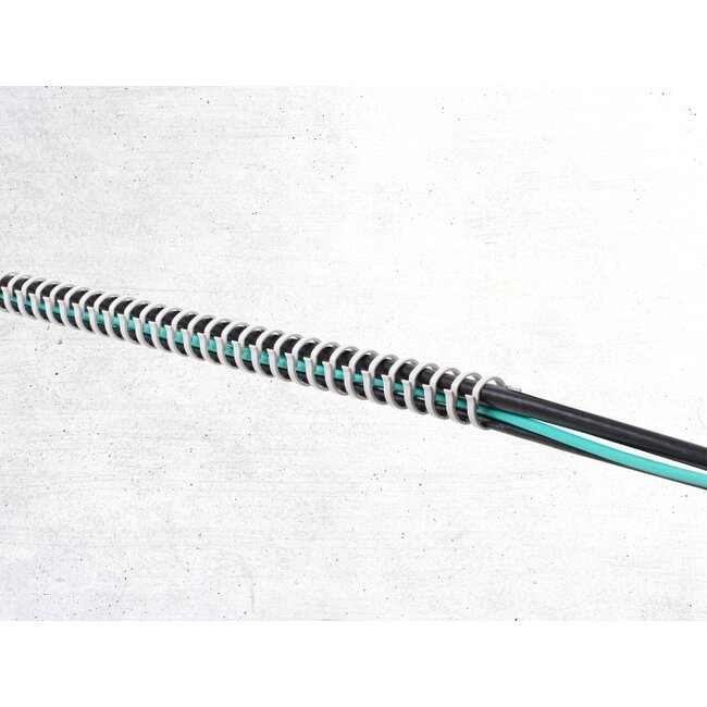 Delock Cable Duct flexible self-adhesive screwable 25 x 26 mm - length 50 cm grey