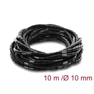 DeLOCK Delock Spiral Hose 10 mm diameter 10 m black