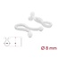 Delock Cable Drill Ø 8 mm transparent, 100 pieces