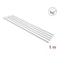 Delock Cable Duct self-adhesive with sliding cover 20 x 10 mm - length 1 m, pack of 5 pcs, white