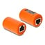 Delock Adapter Coupler RJ45 jack to jack Cat.6A shielded with surge protection round orange