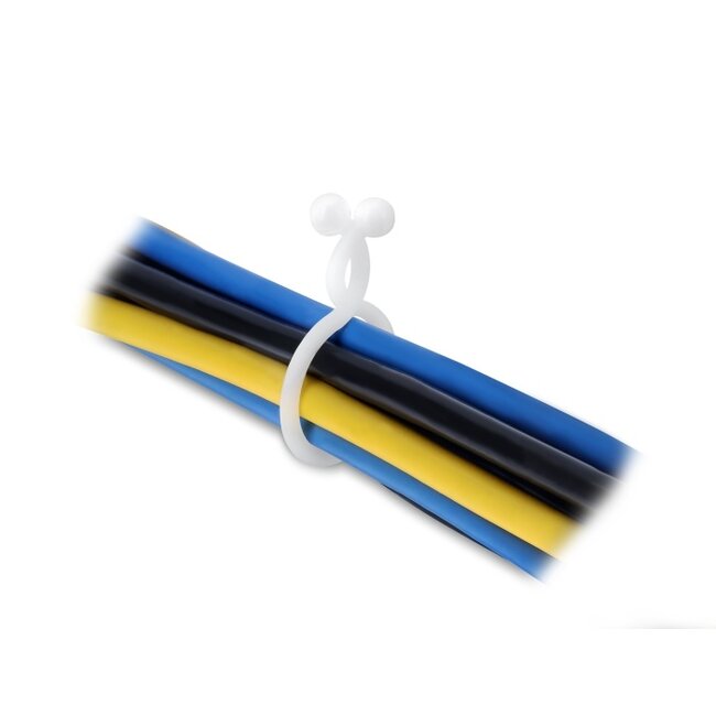 Delock Cable Drill Ø 23 mm transparent, 100 pieces