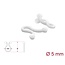 Delock Cable Drill Ø 5 mm transparent, 100 pieces