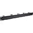 InLine® 19" kabelmanagementpaneel, 5 kleine beugels, RAL9005, zwart