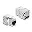 Delock Keystone Module RJ45 jack to LSA Cat.6A shielded tool-free