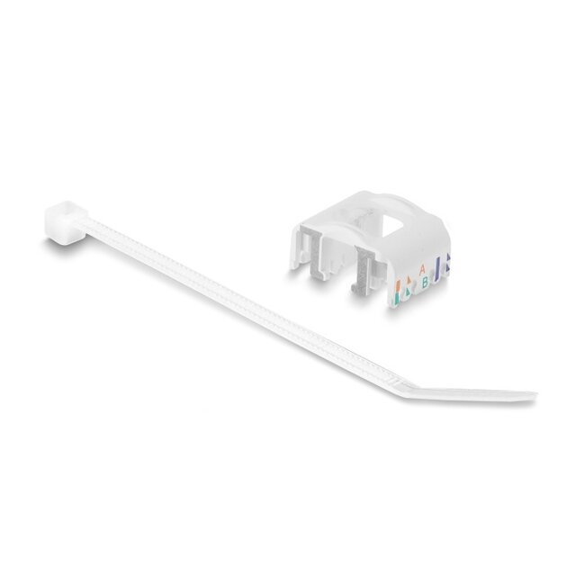 Delock Keystone Module RJ45 jack to LSA Cat.6A shielded tool-free
