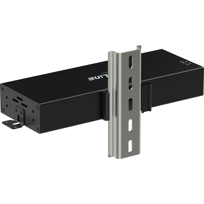 InLine® USB 3.2 Gen.1 industriële hub, USB-C, 10-poorts, met voeding