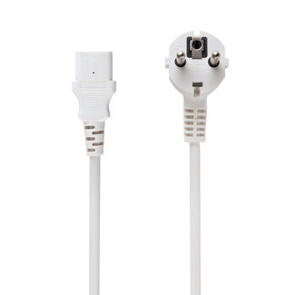 Cablexpert Netsnoer (C13), 0,75 mmÂ², 10 A. 1,8 m, wit