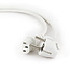 Netsnoer (C13), 0,75 mmÂ², 10 A. 1,8 m, wit