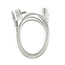 Netsnoer (C13), 0,75 mmÂ², 10 A. 1,8 m, wit