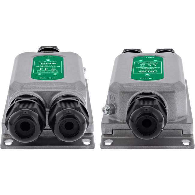 InLine® PoE+ mediaconverter, 1Gb/s, RJ45/SFP, IP67, IK10