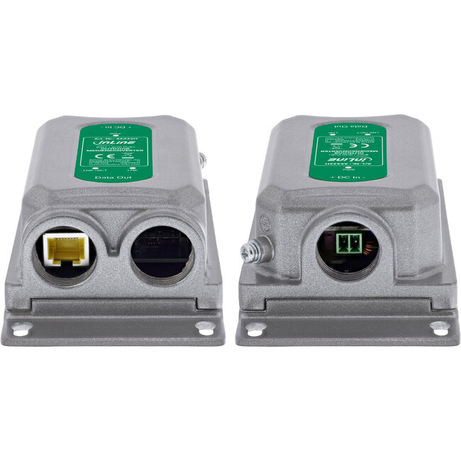 InLine® PoE+ mediaconverter, 1Gb/s, RJ45/SFP, IP67, IK10